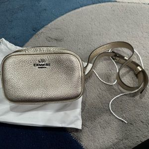 Coach Metallic Belt Bag - Gold
